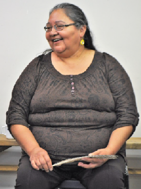 Mary Peter leads a talking circle ministry at Grace Cowichan Presbyterian Church